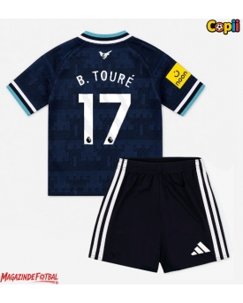 Newcastle United Bazoumana Toure #17 Echipament de Fotbal Replică 2026-27 Copii Deplasare (+ Șorturi)